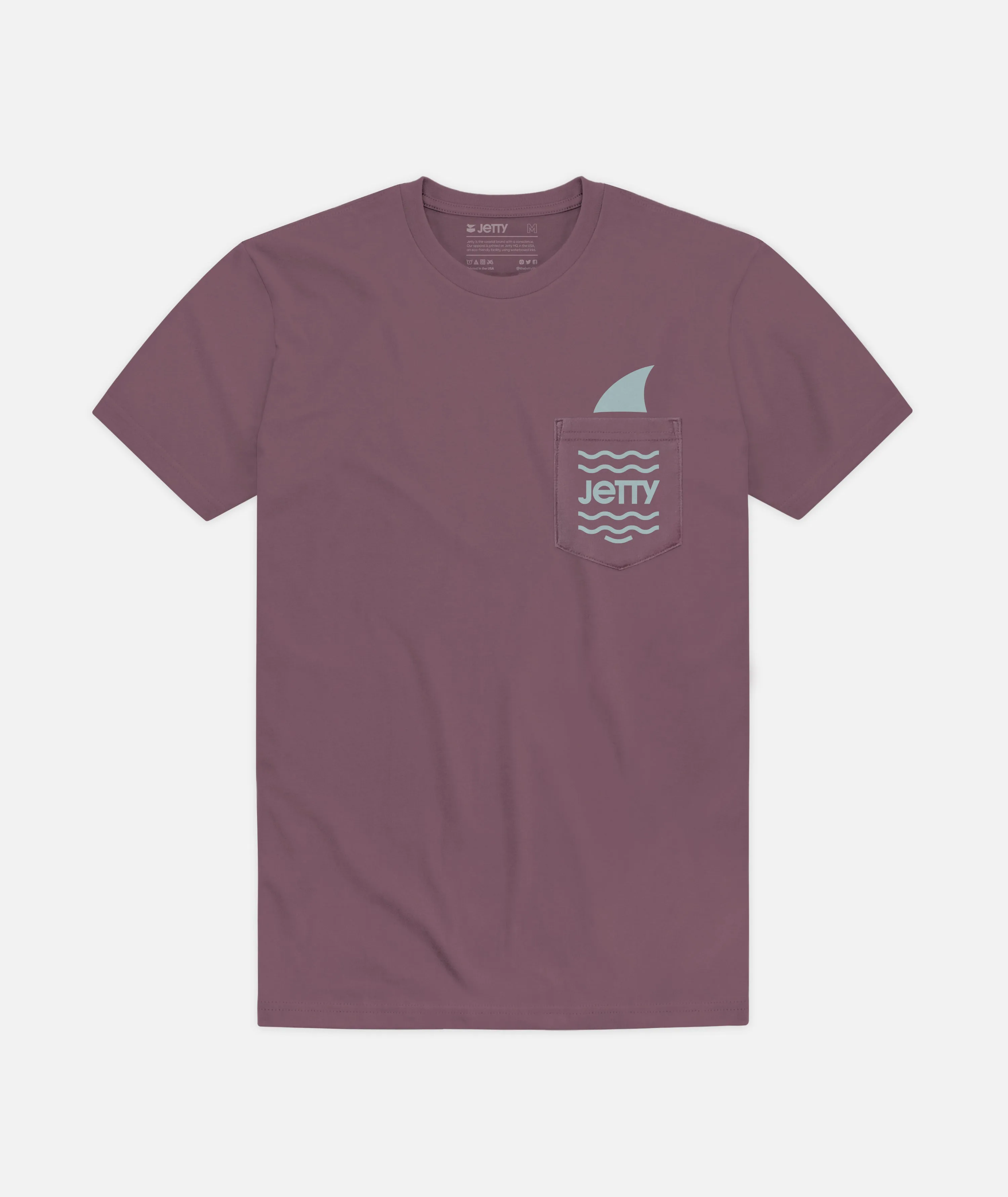 Geogill Pocket Tee - Maroon sold by JETTY product image thumbnail 2