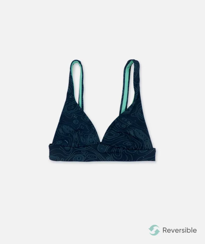 Claire Bikini Top- Navy sold by JETTY