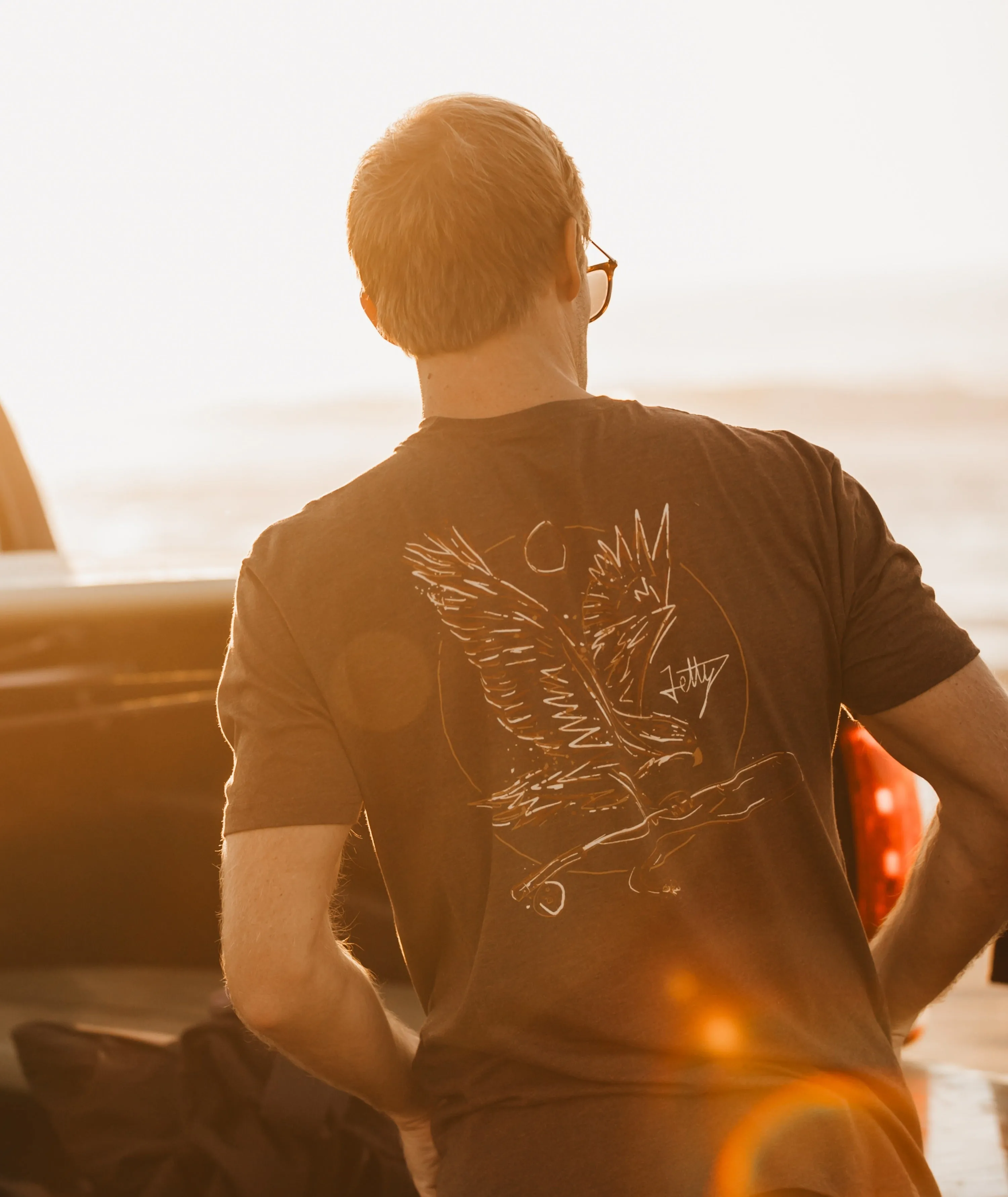 Osprey Tee - Brown sold by JETTY product image thumbnail 3
