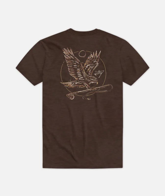 Osprey Tee - Brown sold by JETTY