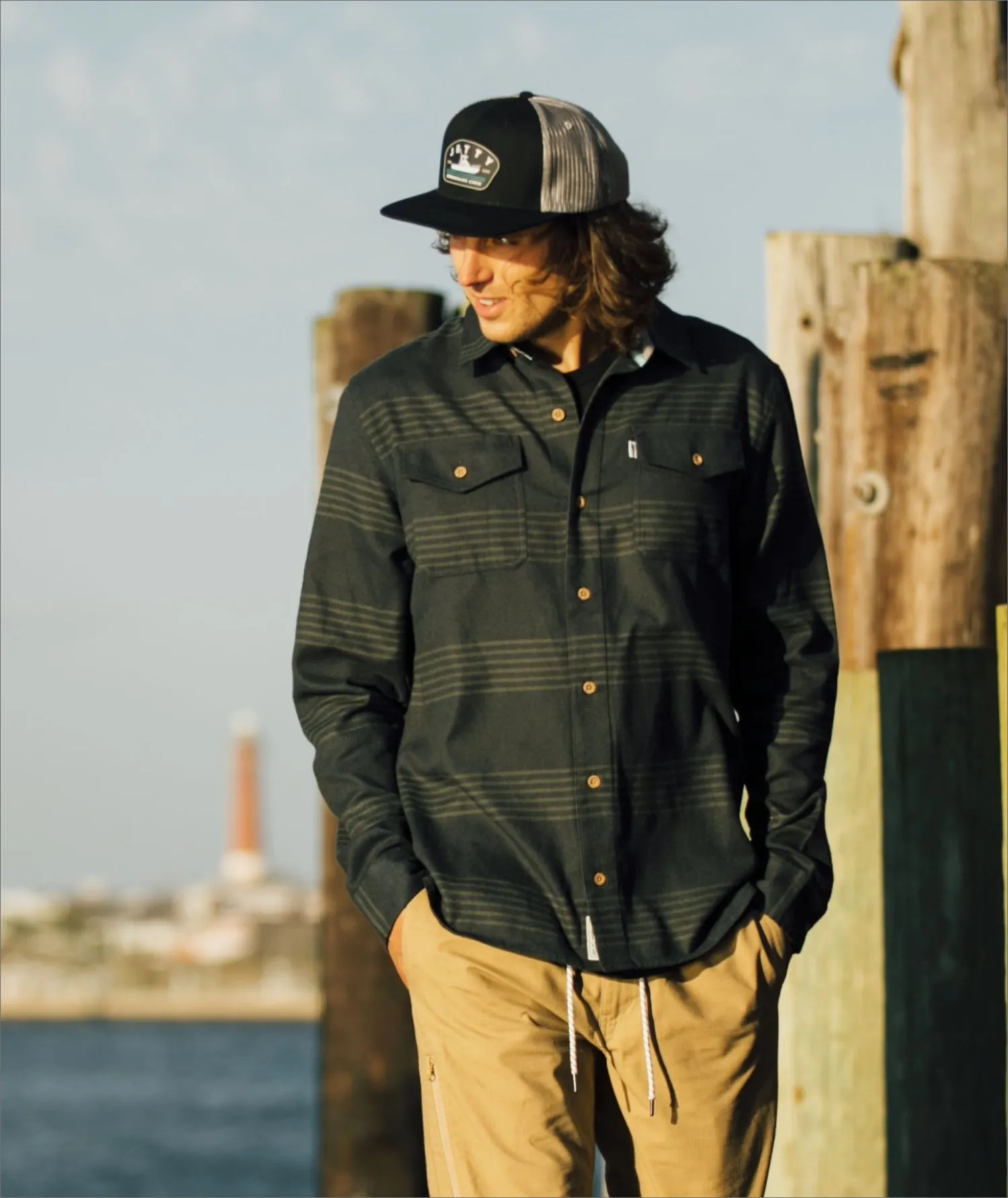 Essex Oyster Twill Shirt - Oxblood sold by JETTY product image thumbnail 2