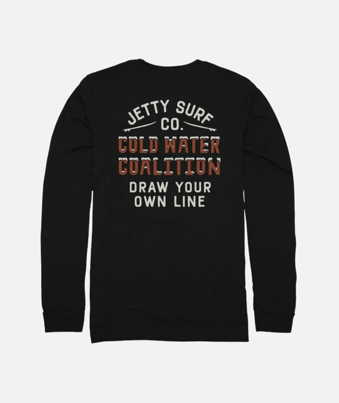 Cold Water Long Sleeve - Black sold by JETTY