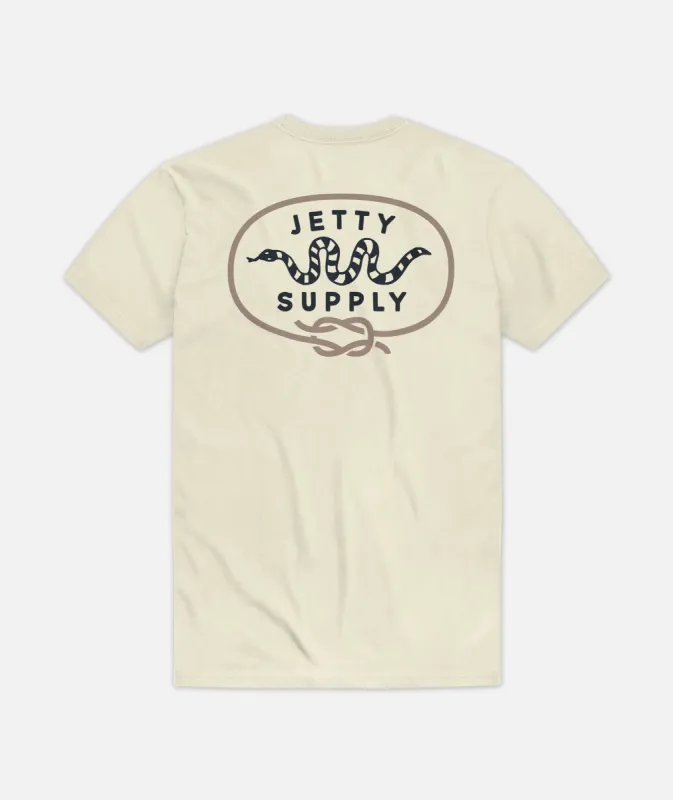 Seasnake Tee - Tan sold by JETTY
