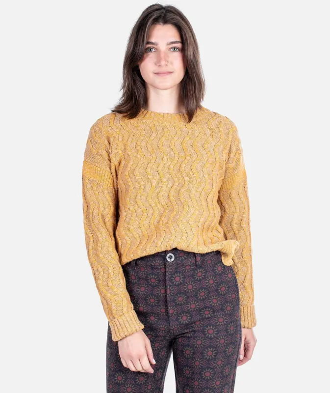 Jules Sweater - Mustard sold by JETTY