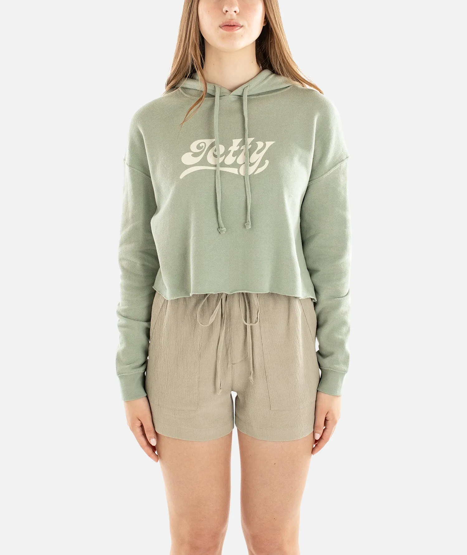 Seaspray Hoodie - Sage sold by JETTY