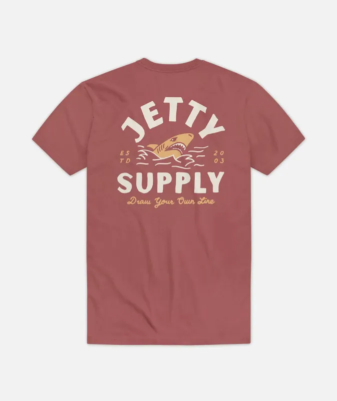 Sharpnose Tee - Rust made by JETTY