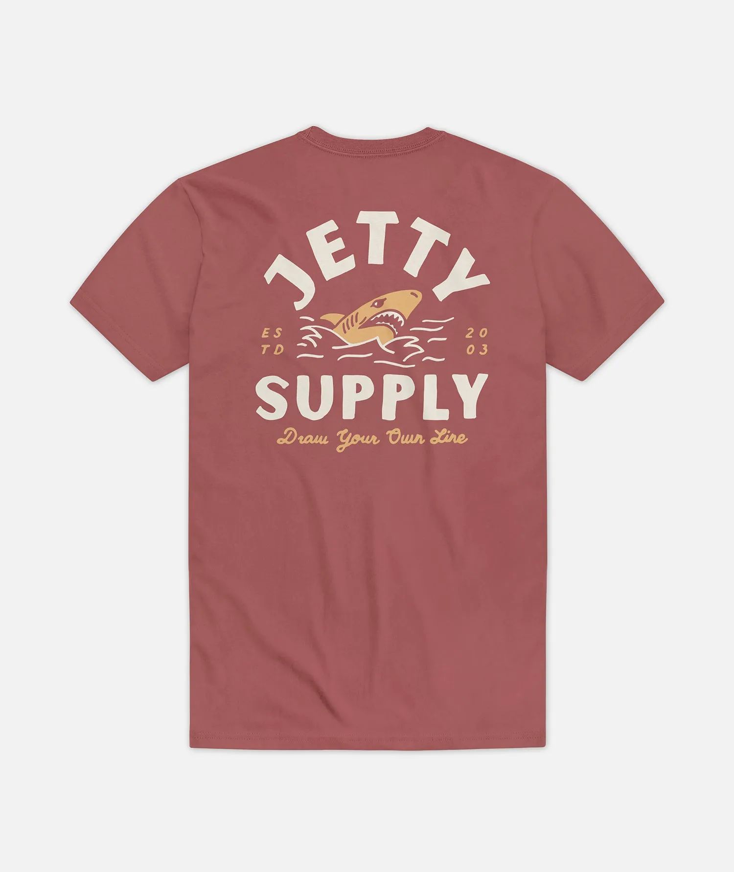 Sharpnose Tee - Rust sold by JETTY