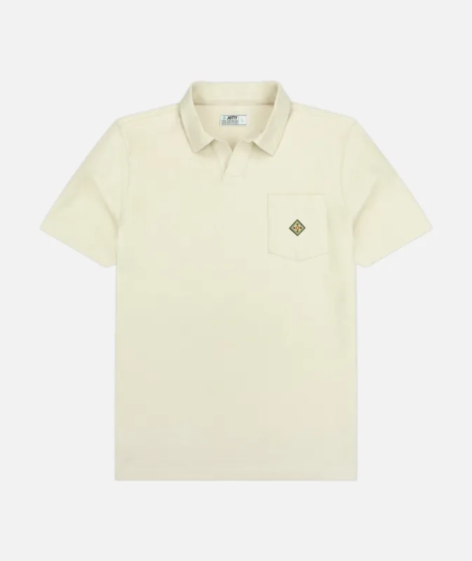 Cruise Terry Polo - Cream sold by JETTY