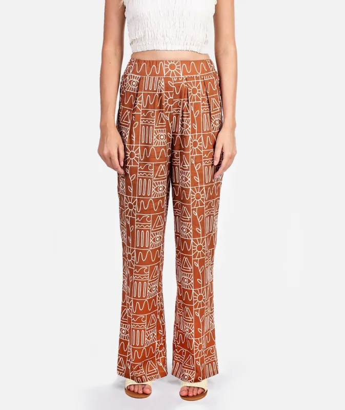 Montauk 2.0 Pant - Brown sold by JETTY