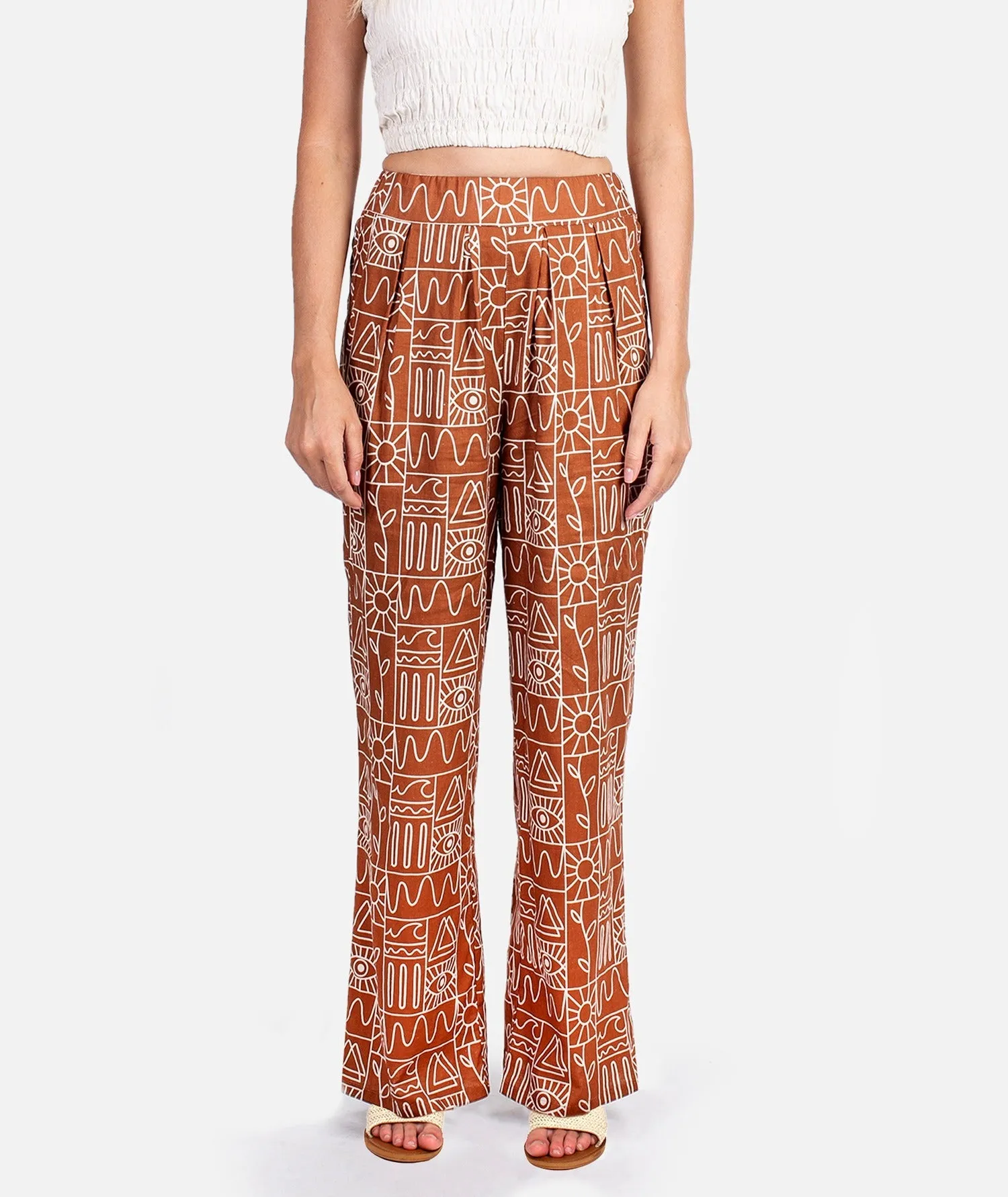 Montauk 2.0 Pant - Brown sold by JETTY