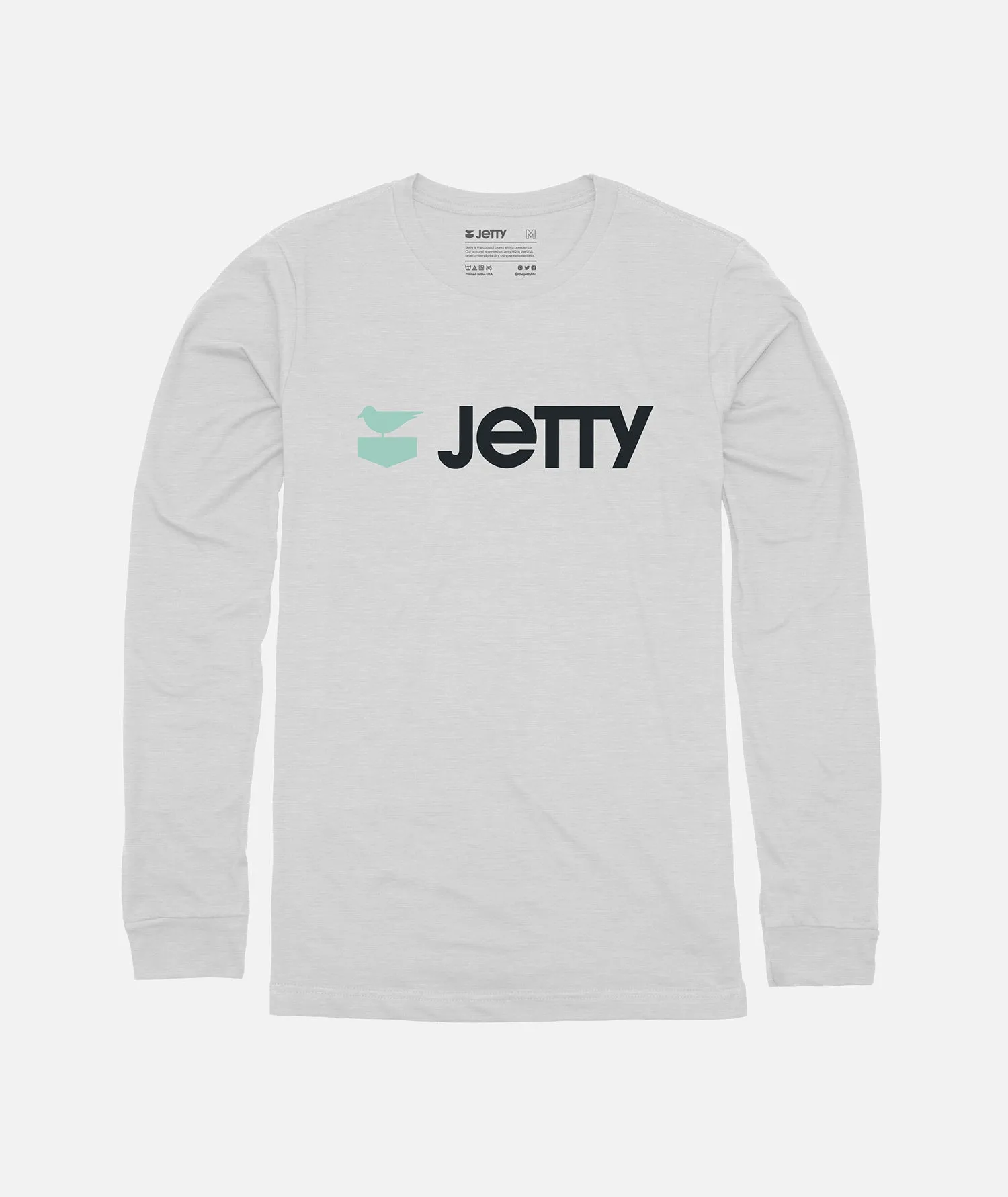 Grom Mint Otis Long Sleeve - White sold by JETTY