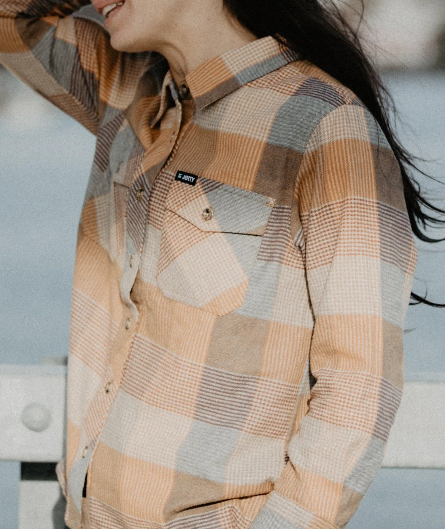 F21 Breaker Flannel - Sunshine sold by JETTY product image thumbnail 2