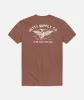 Heron Tee - Brown sold by JETTY