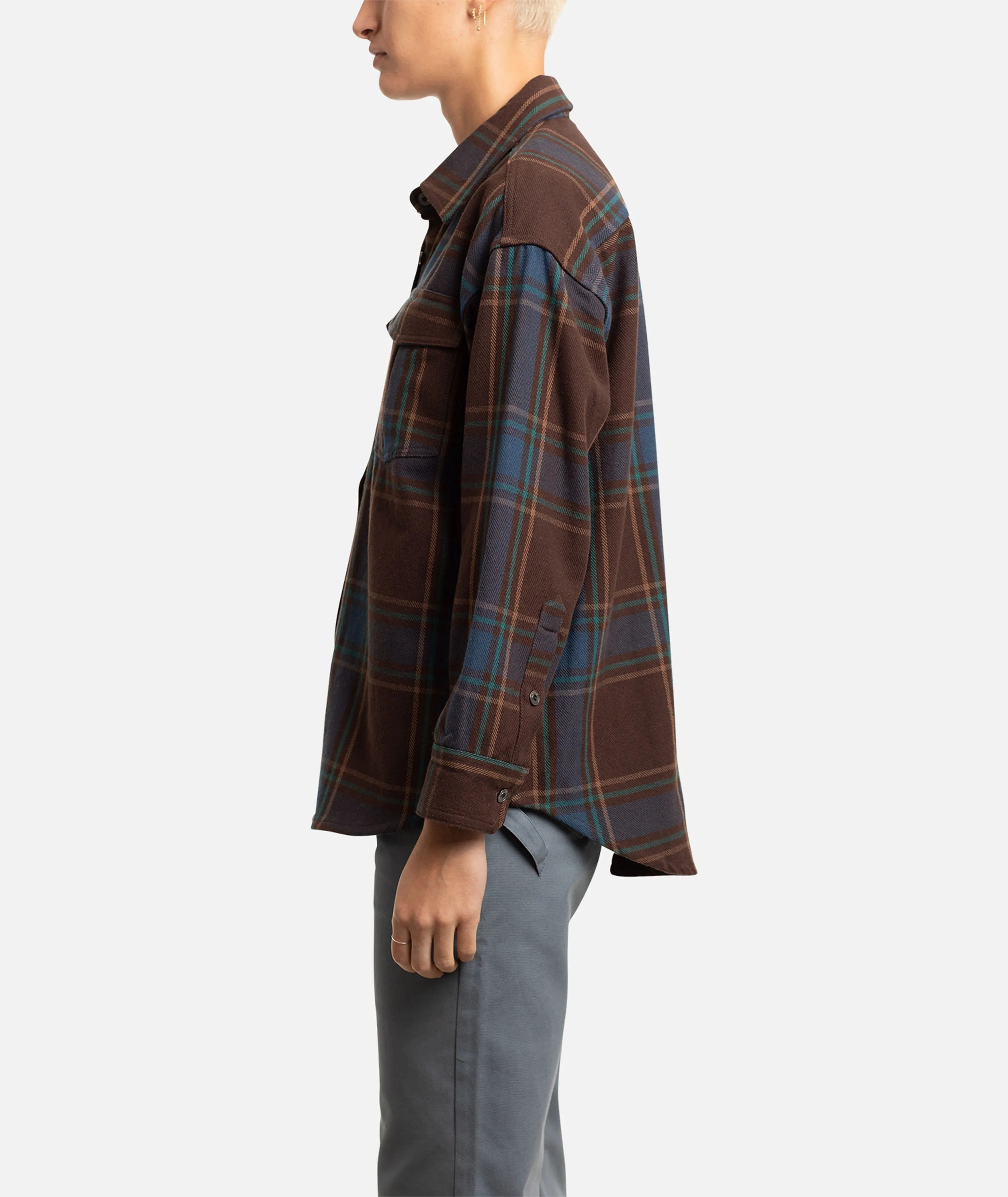 Anchor Flannel - Brown sold by JETTY product image thumbnail 2