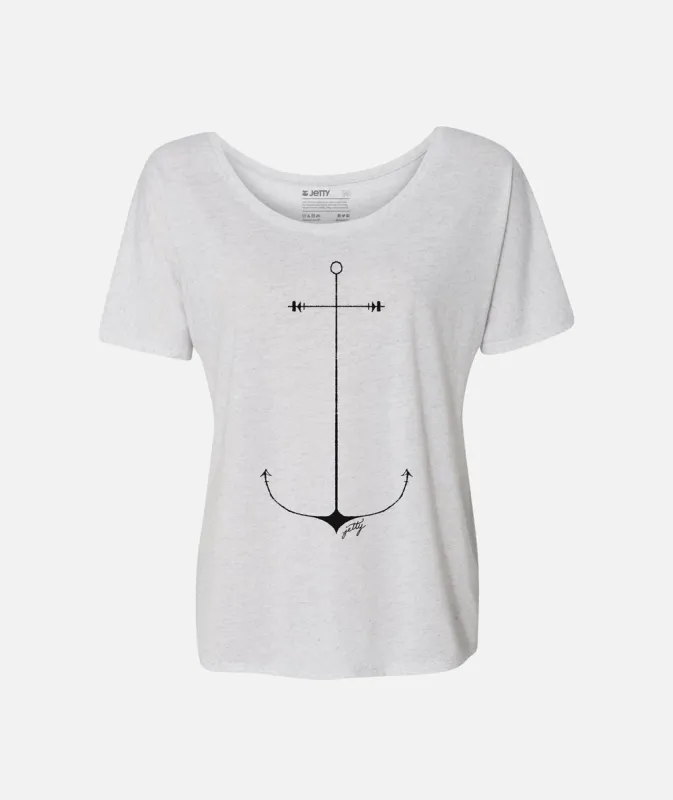 Anchor Tee - White sold by JETTY
