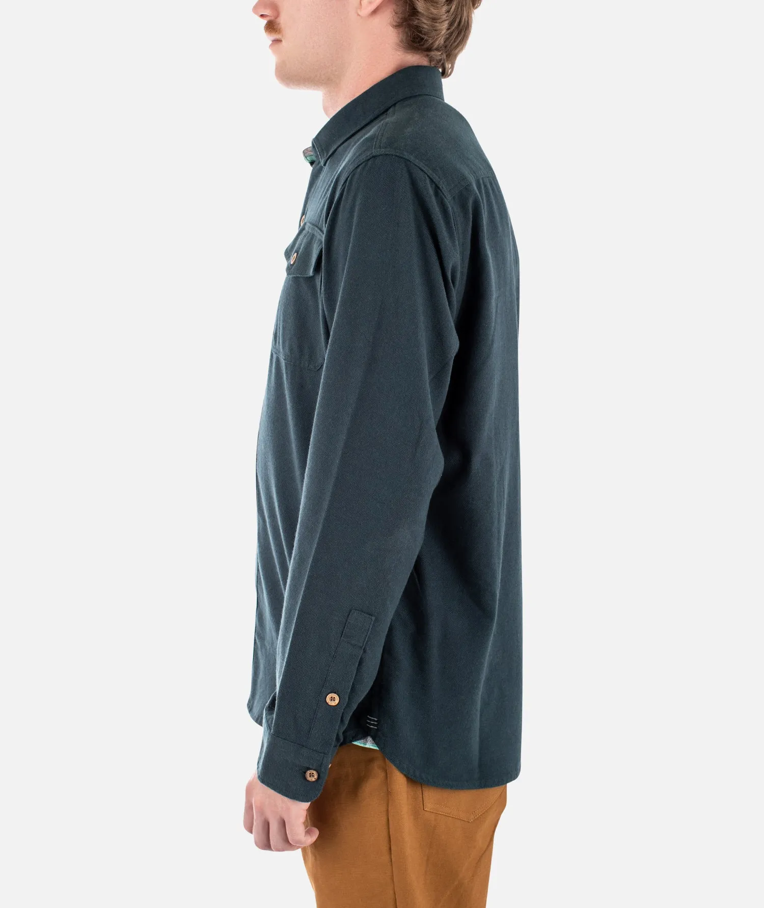 Essex Oyster Twill Shirt - Tidal sold by JETTY product image thumbnail 3