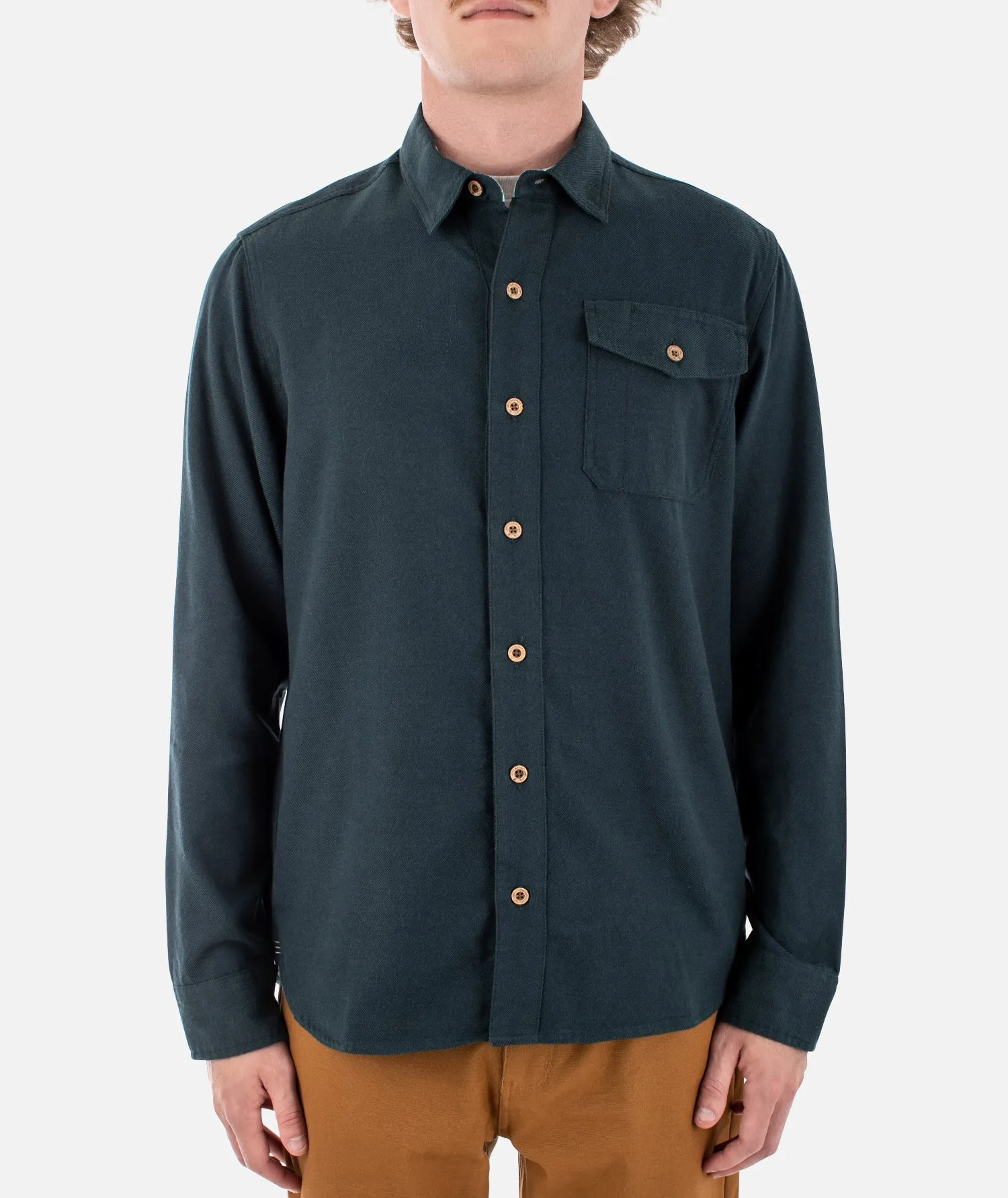 Essex Oyster Twill Shirt - Tidal sold by JETTY