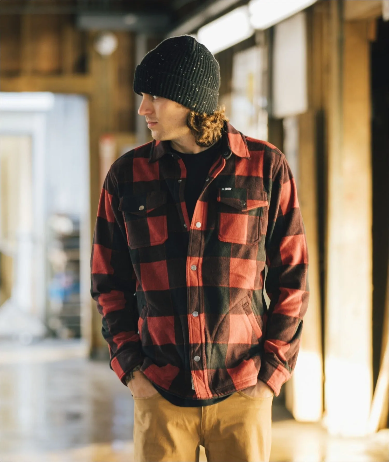 The Concordia Fleece - Red sold by JETTY product image thumbnail 2