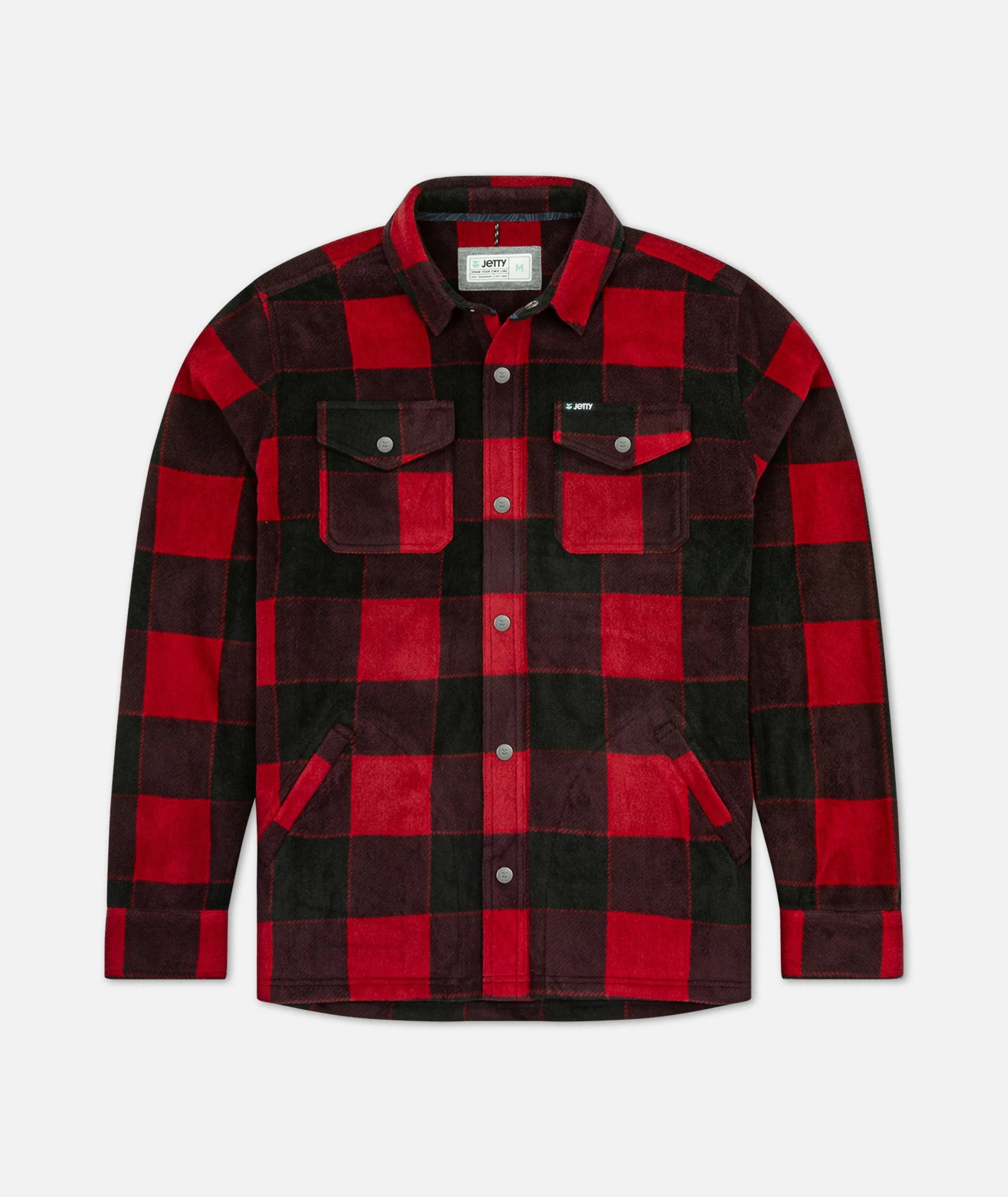 The Concordia Fleece - Red sold by JETTY