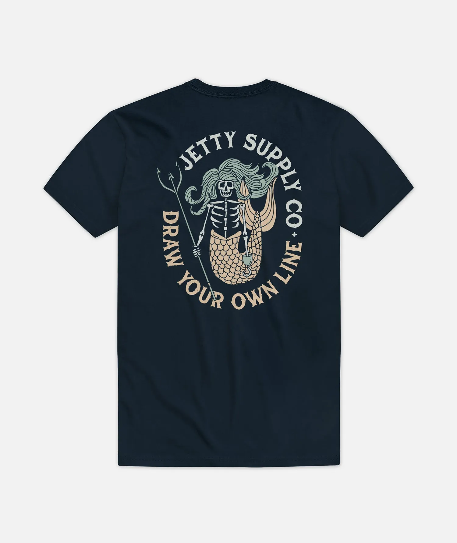 Siren Tee - Navy sold by JETTY