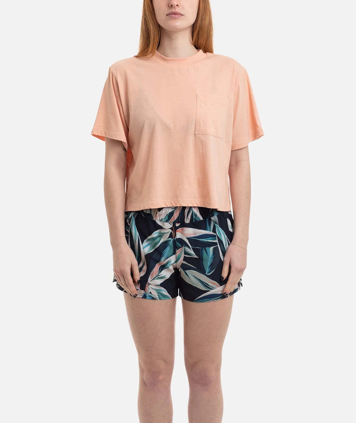 Avalon Boxy Tee - Apricot sold by JETTY