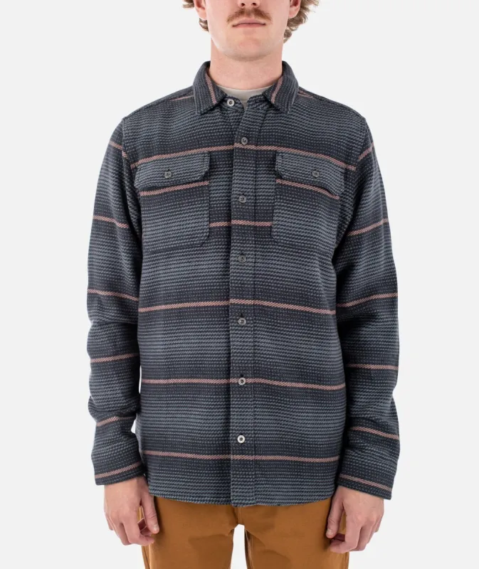 Horizon Flannel - Charcoal sold by JETTY