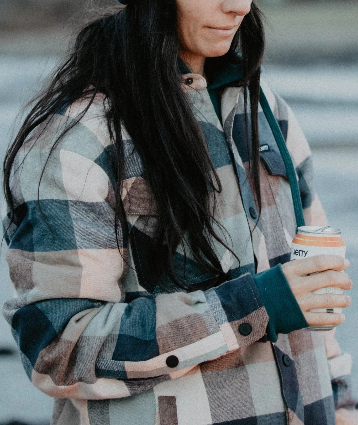 F21 Breaker Flannel - Sand sold by JETTY product image thumbnail 2