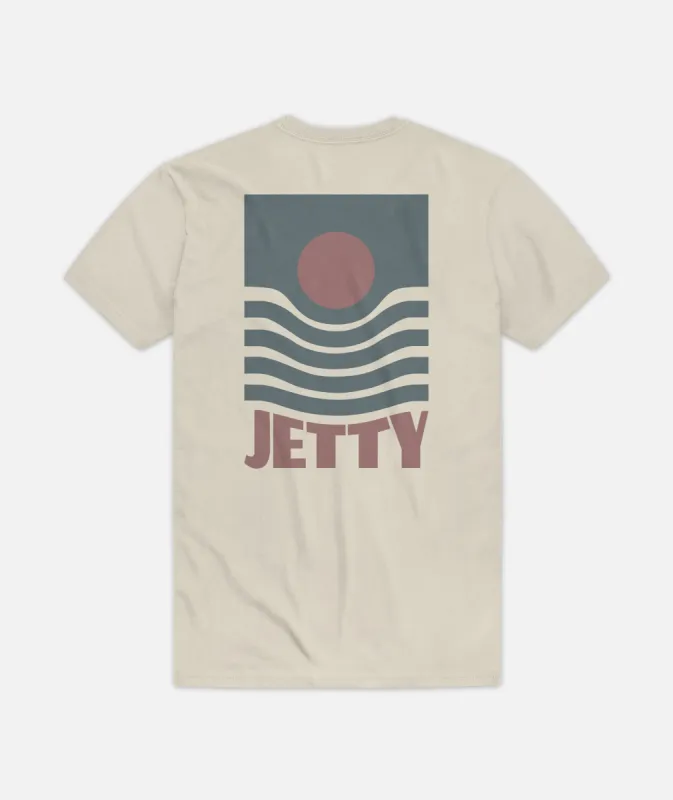 Submerge Tee - Cream sold by JETTY