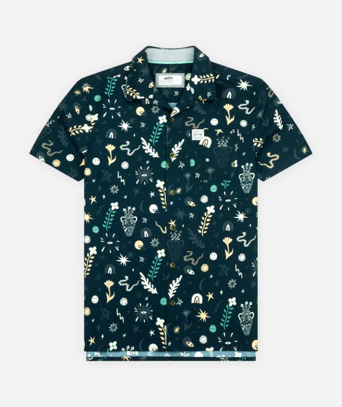 Dockside Party Shirt - Carbon sold by JETTY