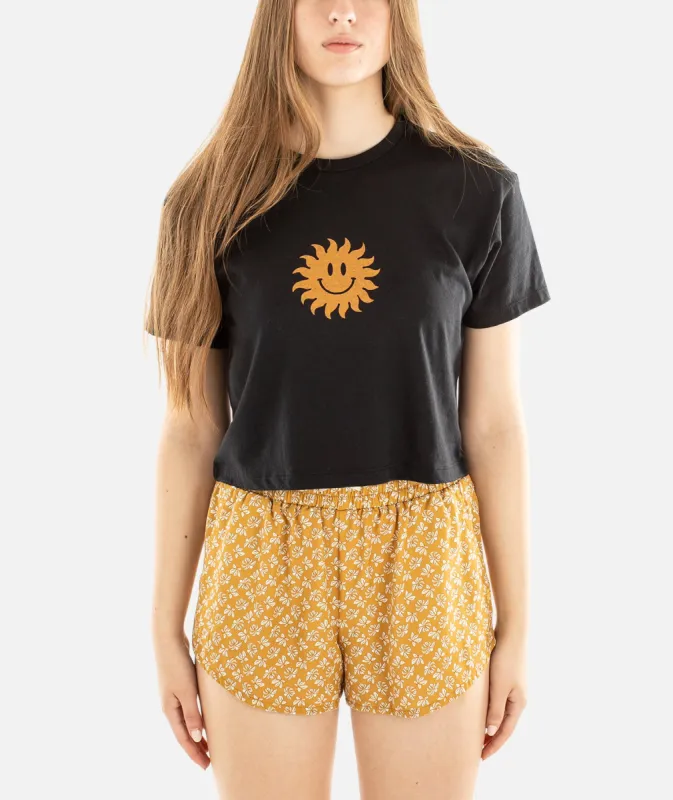 Smiles Tee - Black sold by JETTY