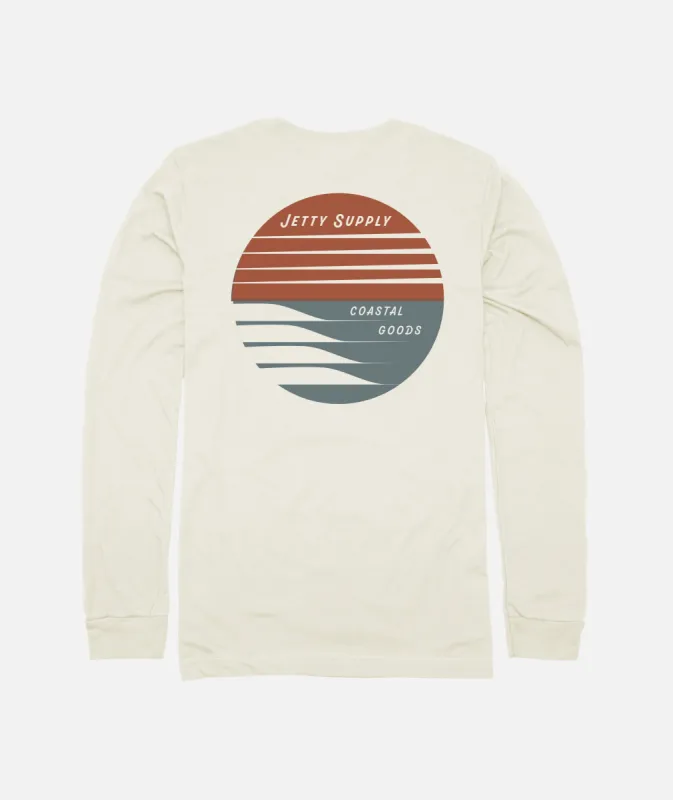 Coastline Long Sleeve - Tan sold by JETTY