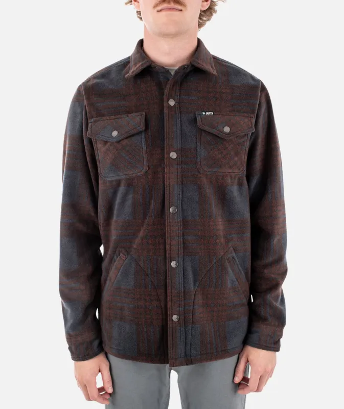 The Concordia Fleece - Graphite sold by JETTY