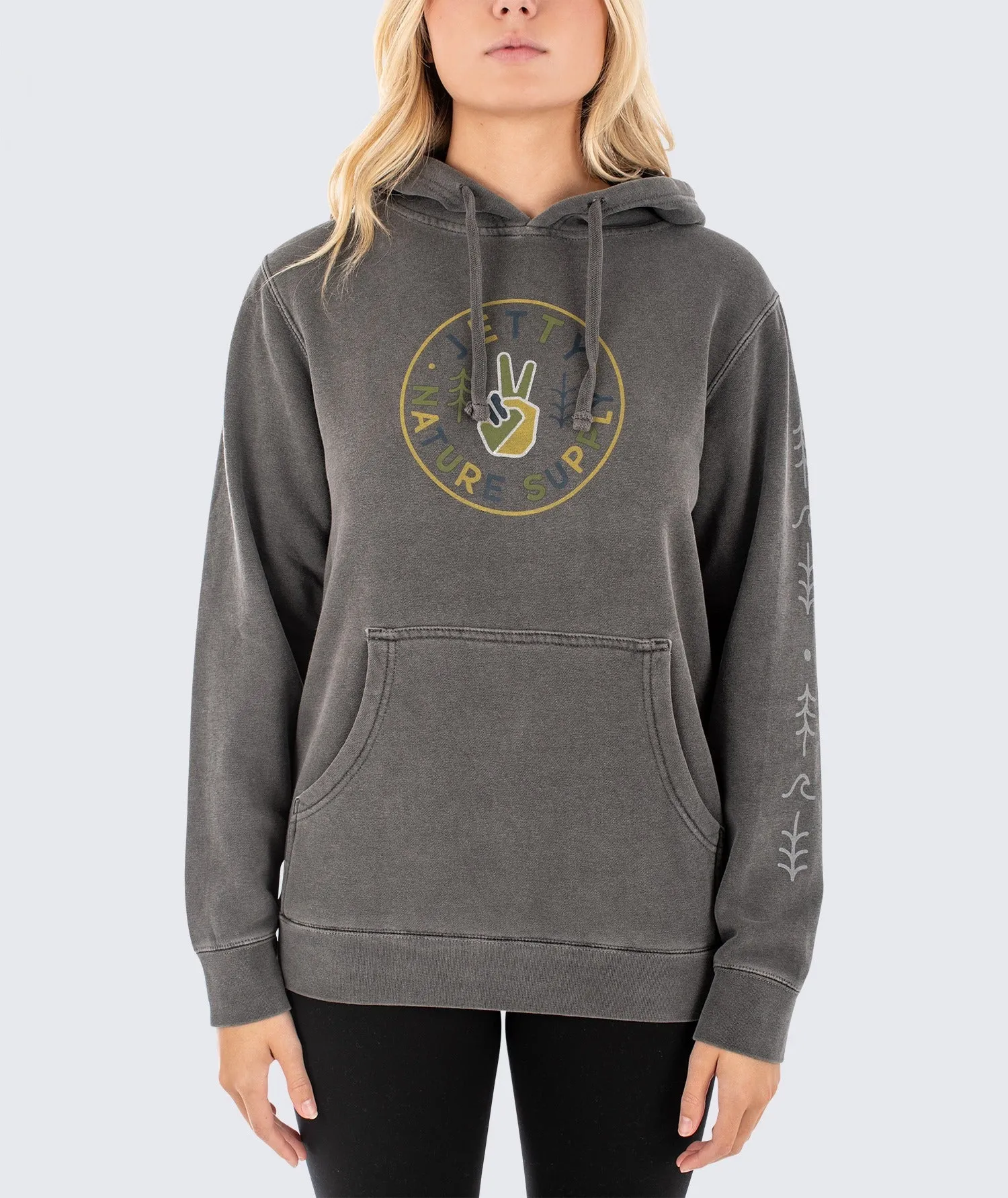 Good Natured Hoodie - Charcoal sold by JETTY