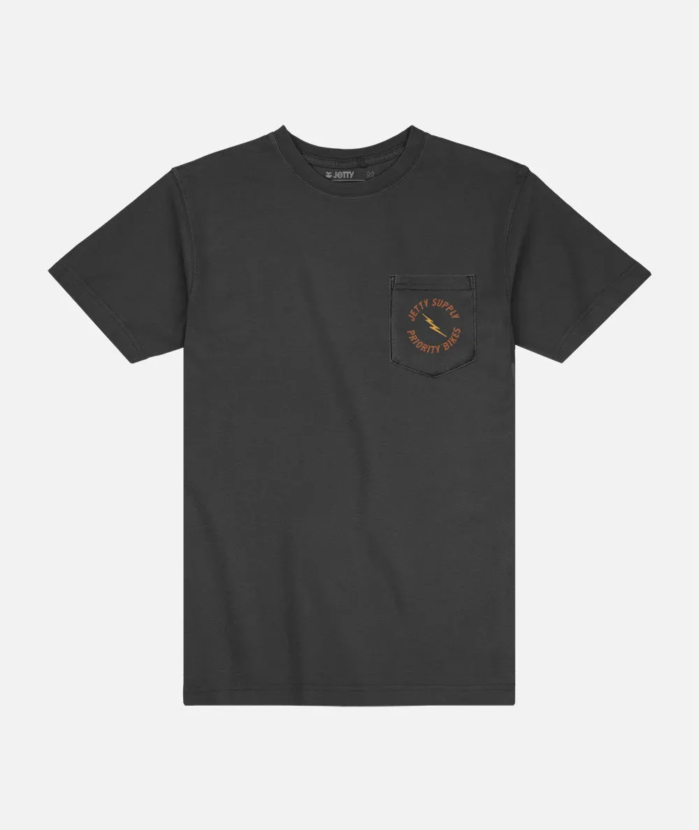 Jetty x Priority Bikes Skeleton Tee - Black sold by JETTY product image thumbnail 2