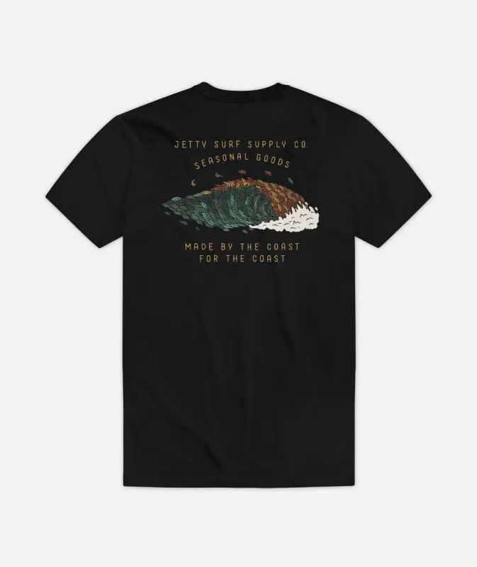 Harvest Tee - Black sold by JETTY