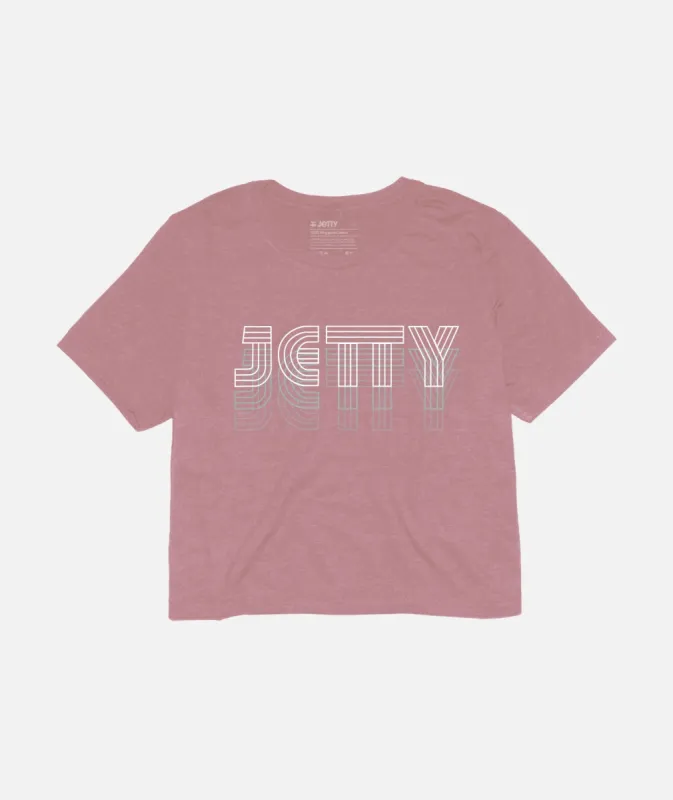 Caster Tee - Mauve sold by JETTY