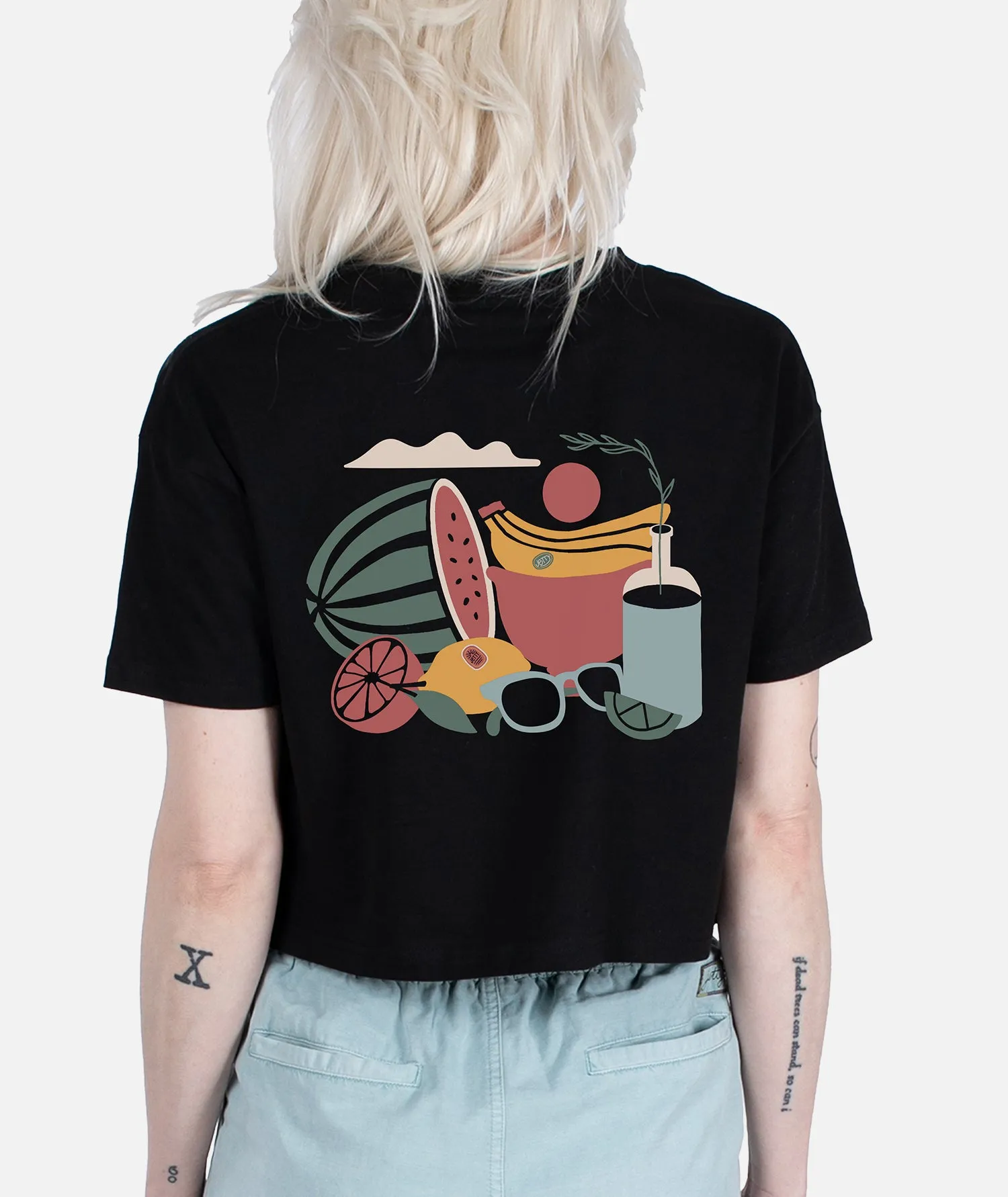 Still Life SS Tee - Black sold by JETTY