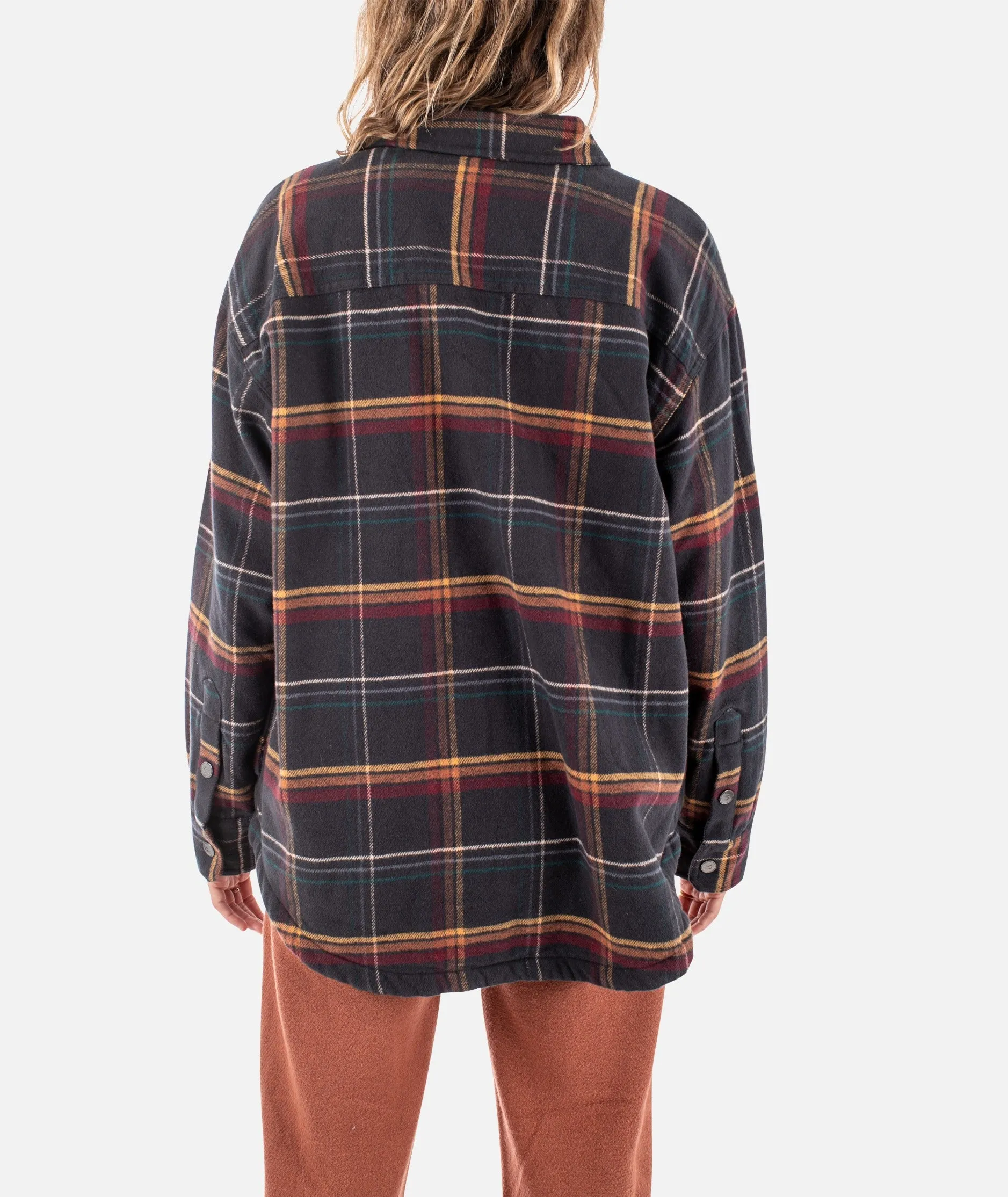 The Nivean Flannel Jacket - Graphite sold by JETTY product image thumbnail 3