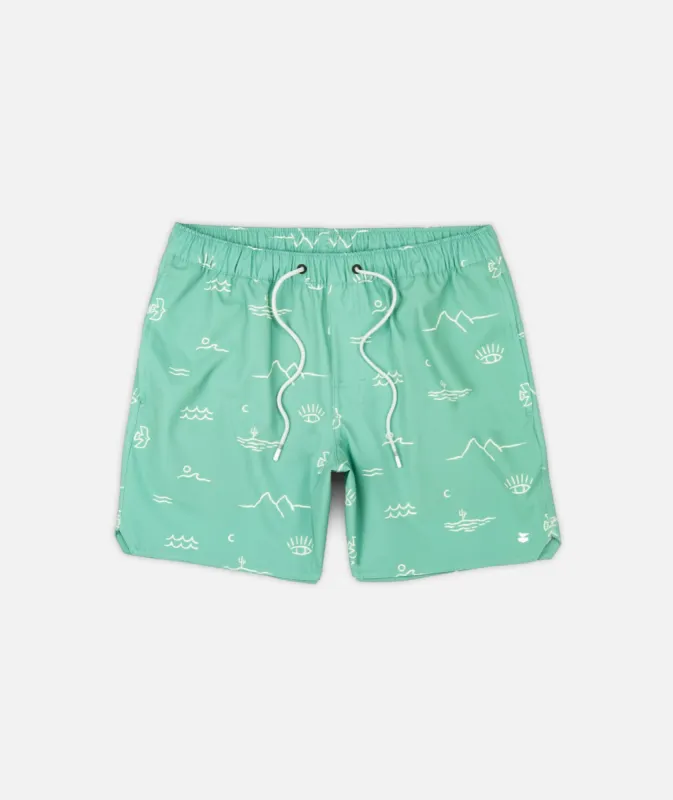 Bayside Volley - Teal sold by JETTY