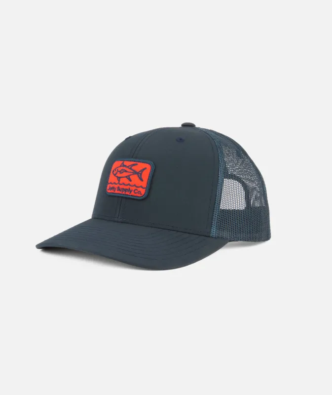 Ahi Snapback - Navy sold by JETTY
