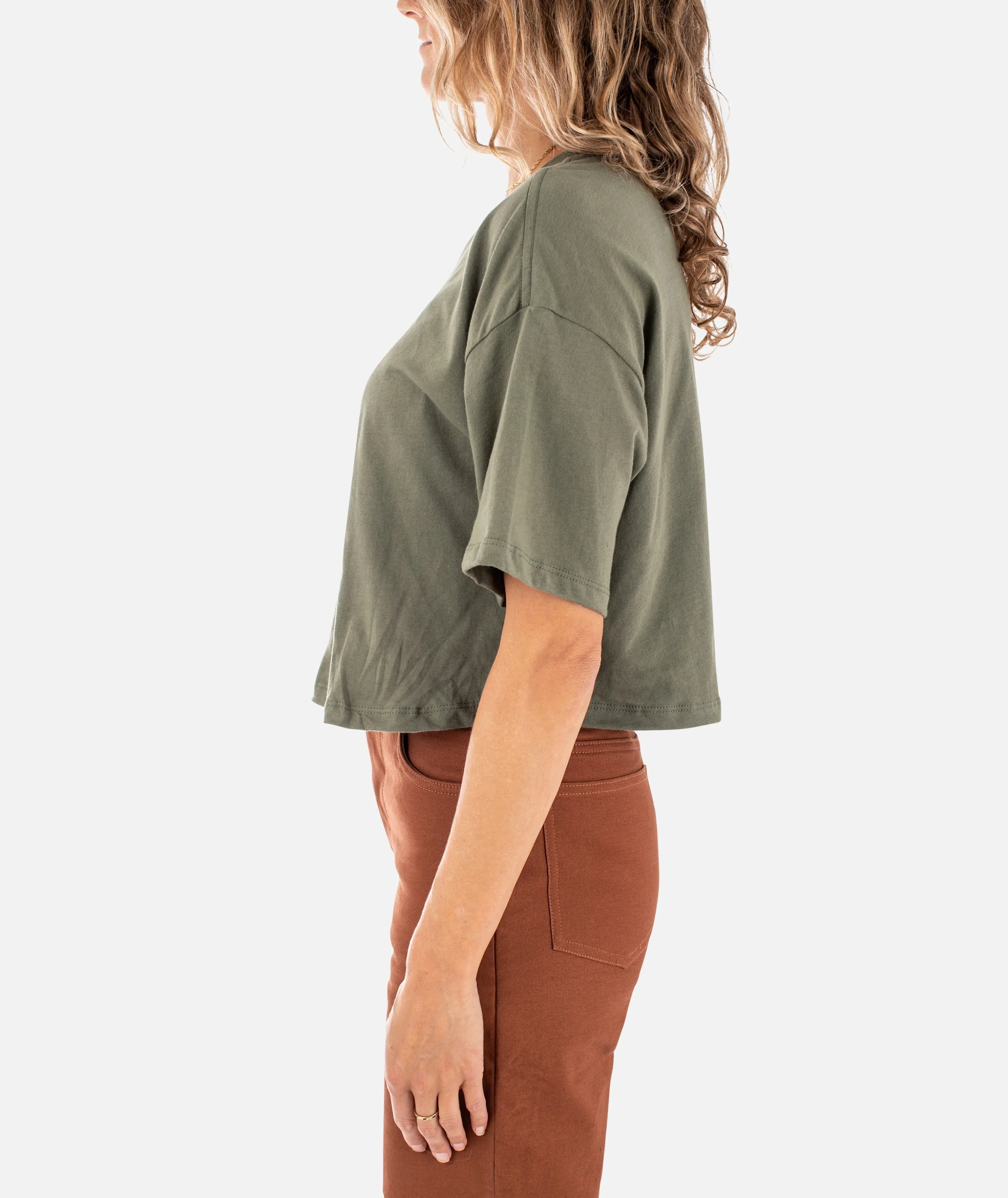 Nightbloom Tee - Military Green sold by JETTY product image thumbnail 2