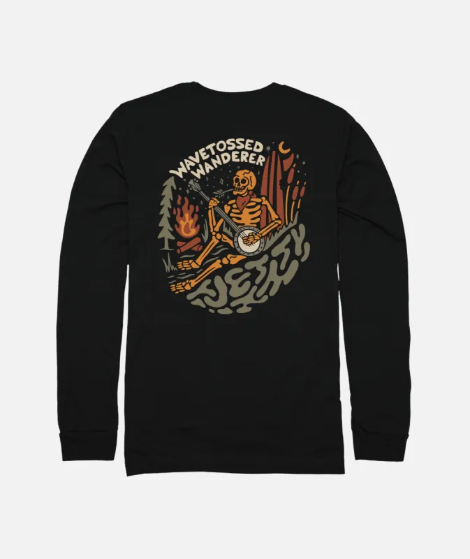 Grom Wanderer Long Sleeve - Black sold by JETTY
