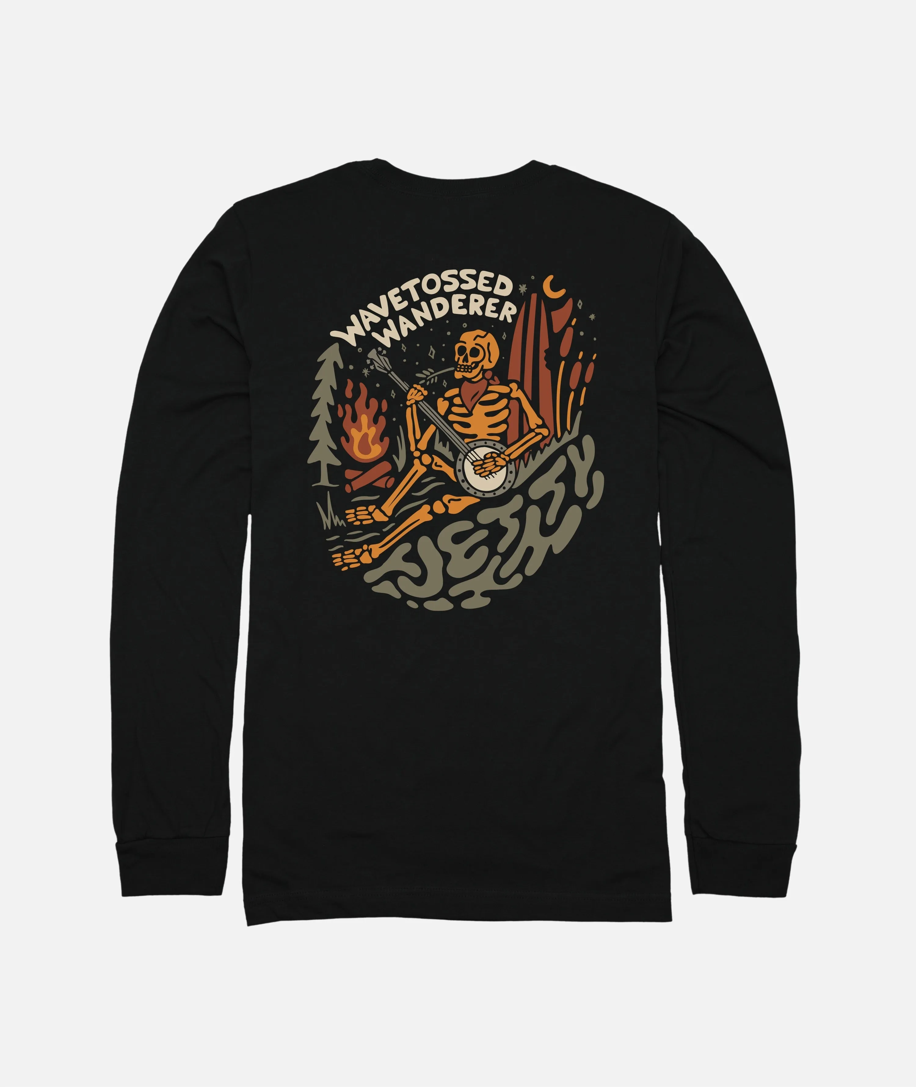 Grom Wanderer Long Sleeve - Black sold by JETTY