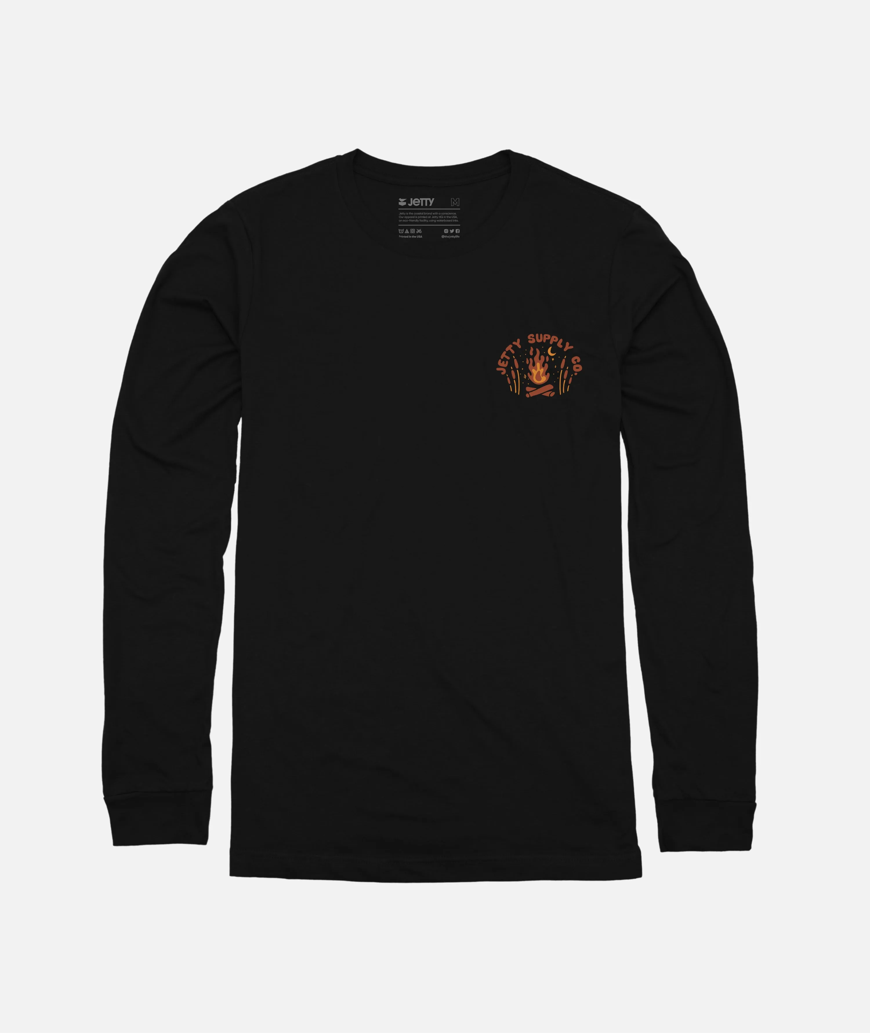 Grom Wanderer Long Sleeve - Black sold by JETTY product image thumbnail 2