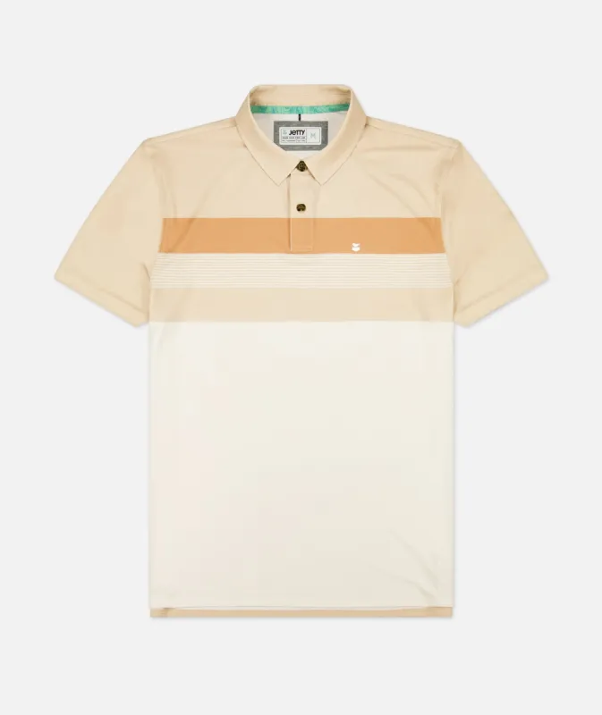 S23 Bunker Golf Polo - Blush sold by JETTY