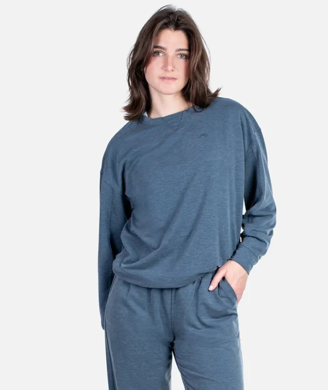 F24 Rosewood Crewneck Sweatshirt - Navy sold by JETTY