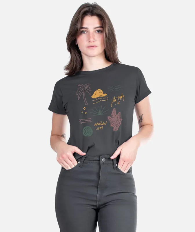 Jettison Tee - Black sold by JETTY