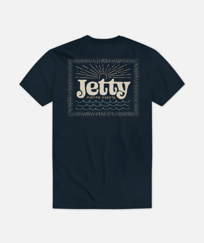 Sandbox Tee - Navy sold by JETTY