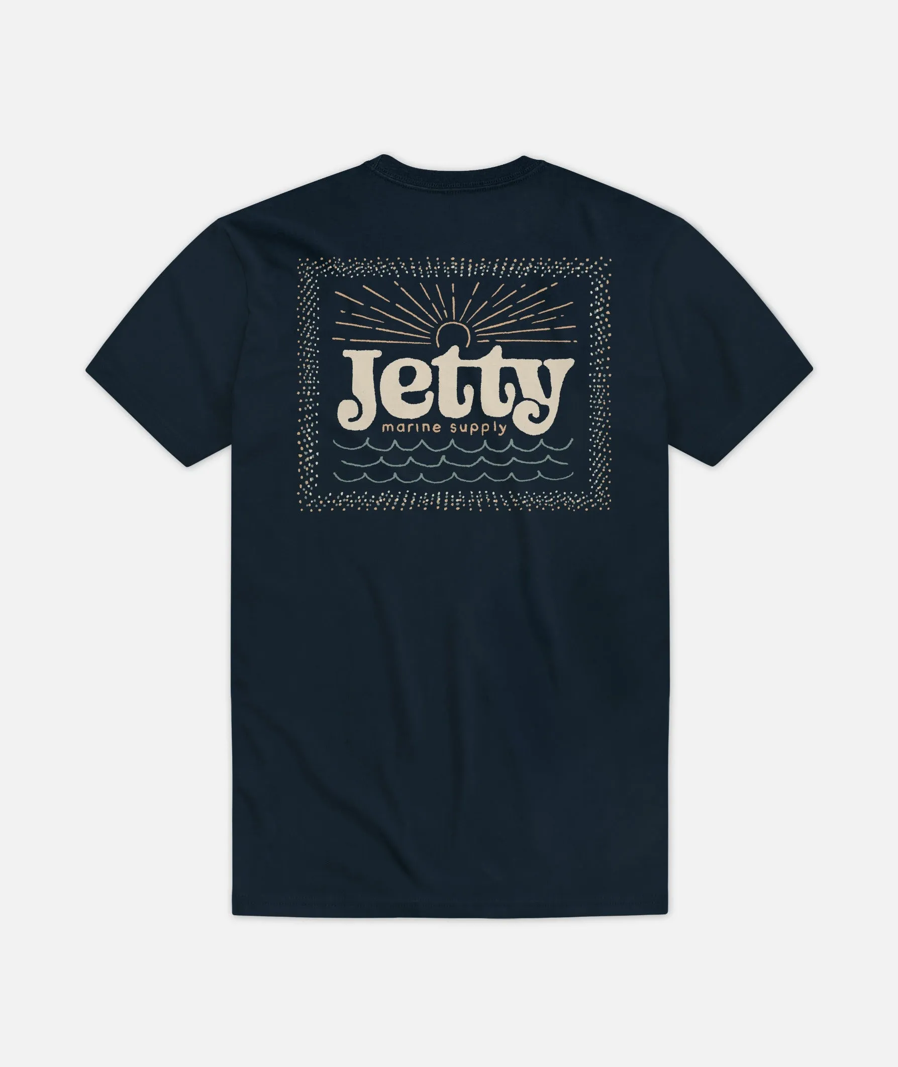 Sandbox Tee - Navy sold by JETTY