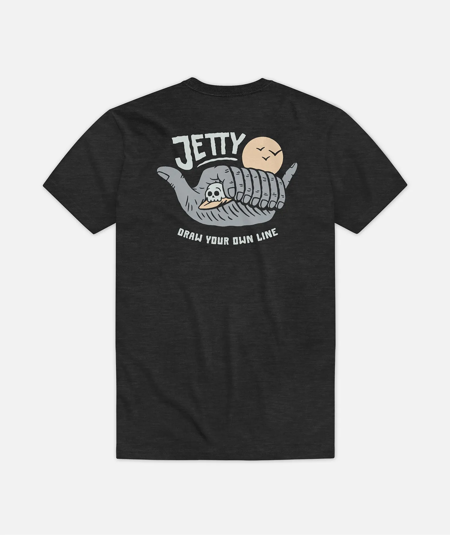 Grom Shaka Tee - Charcoal sold by JETTY